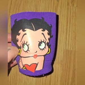 Purple Betty Boop Can Cooler